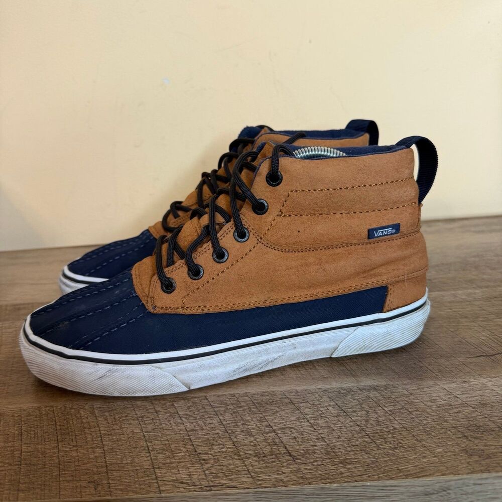 Vans Sk8-Hi Duck Boots Winter Skateboarding Scotchgard Sz 9 Men's Shoes